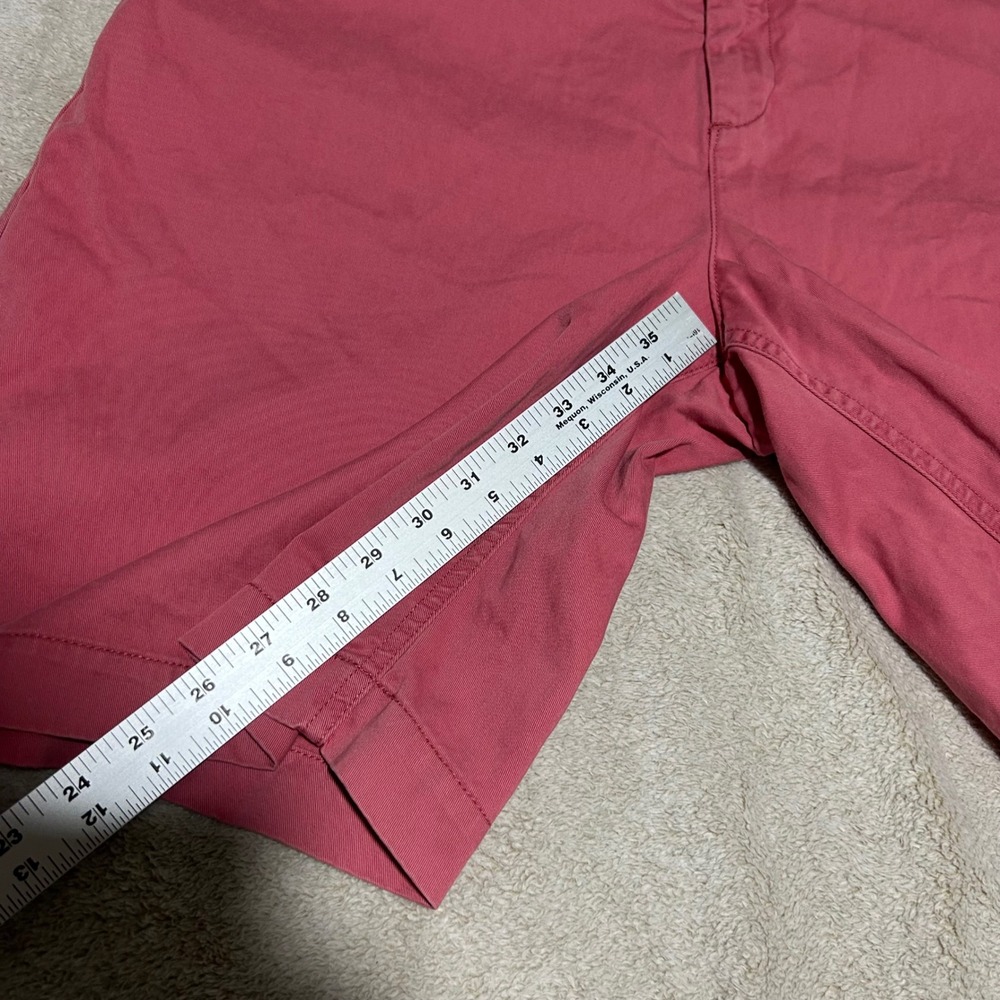 Polo Ralph Lauren Shorts Mens 38 9in Pink Relaxed Fit Chino‎ Cotton Twill 0919 - Picture 7 of 9